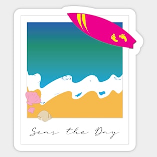 Seas the Day Sticker